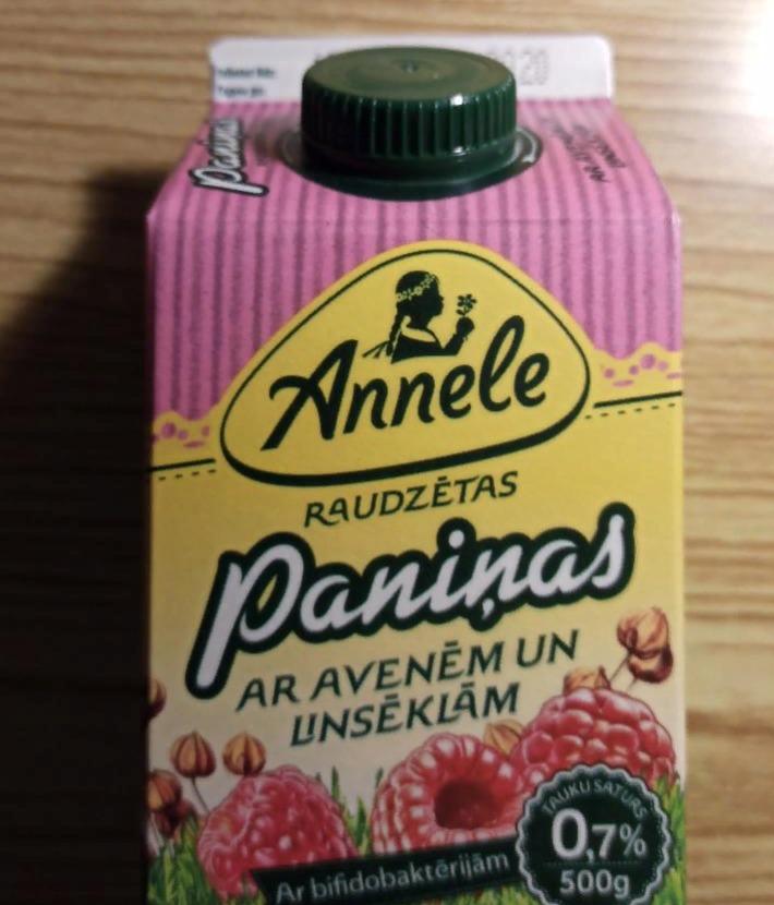 Фото - Пахта малиновая Paniņas ar avenēm un linsēklām Annele
