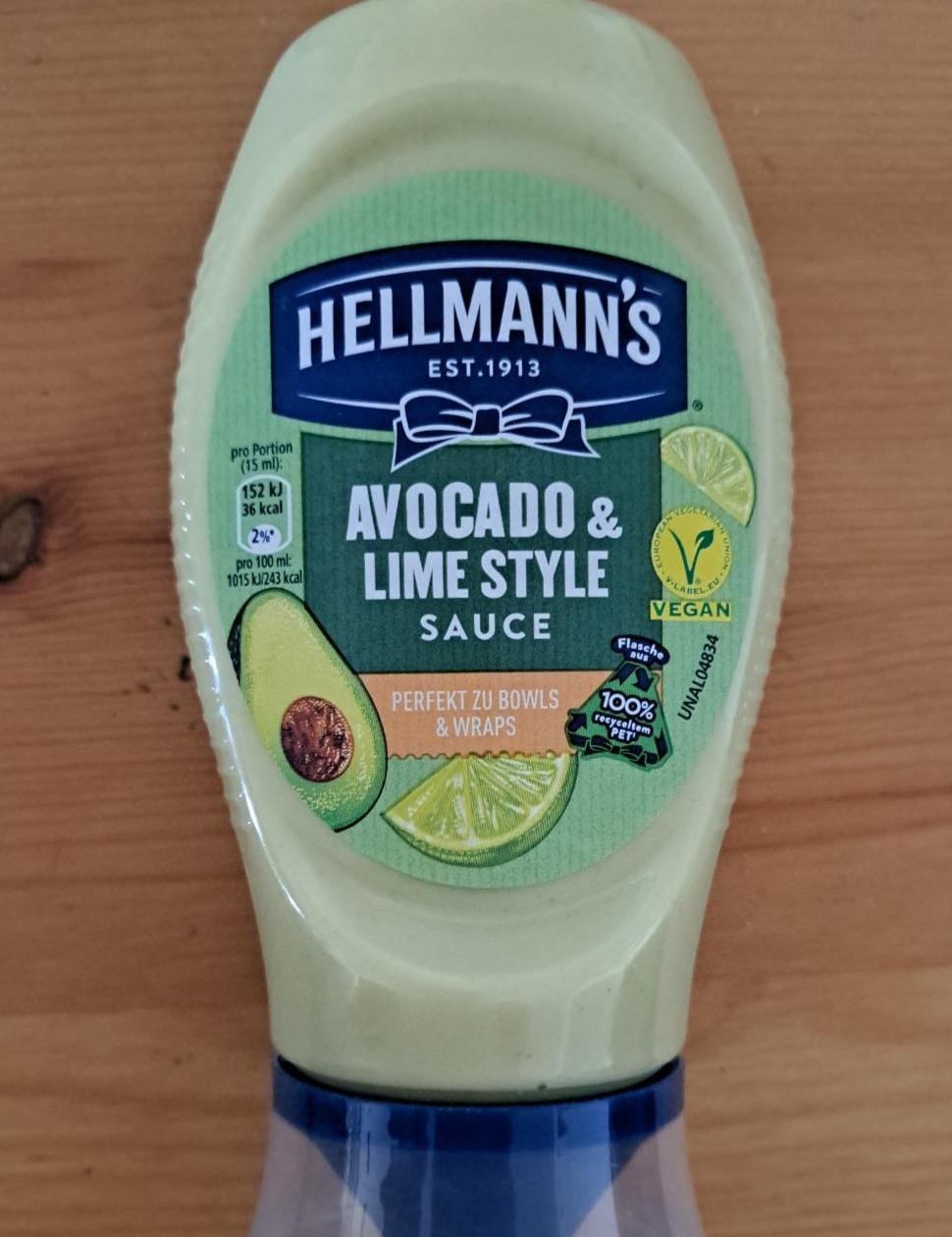 Фото - майонез с авокадо и лаймомо Hellmann's