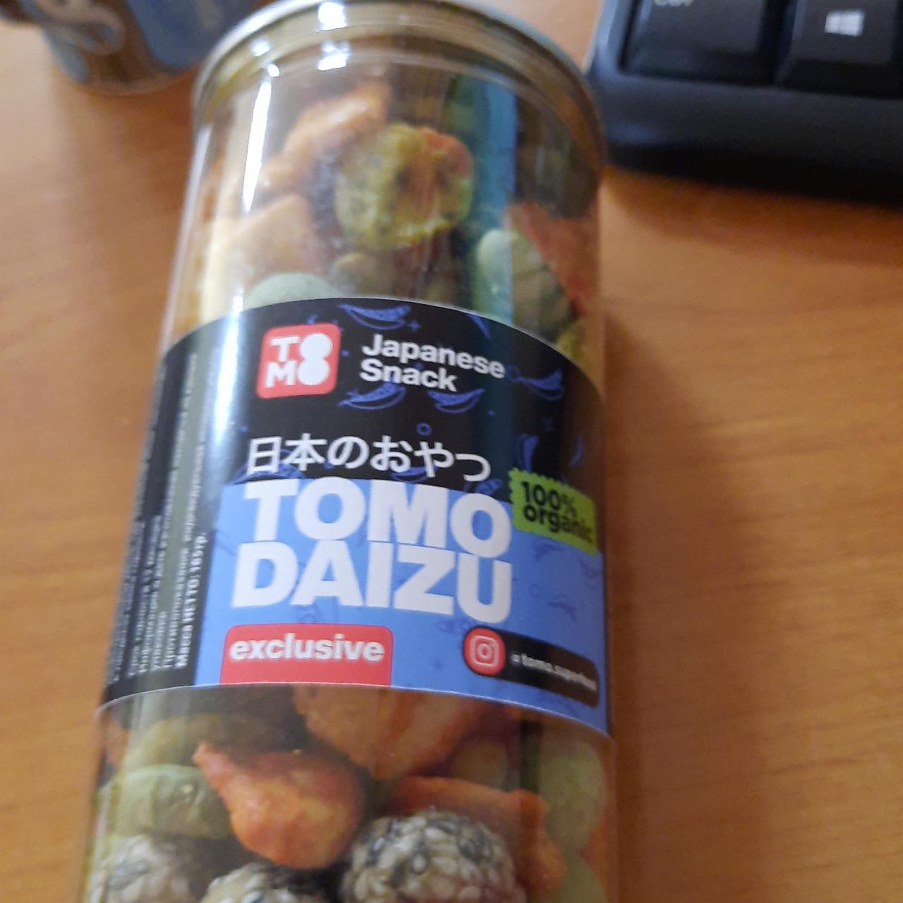Фото - Tomo Daizu сушеные помидоры Japanese snack