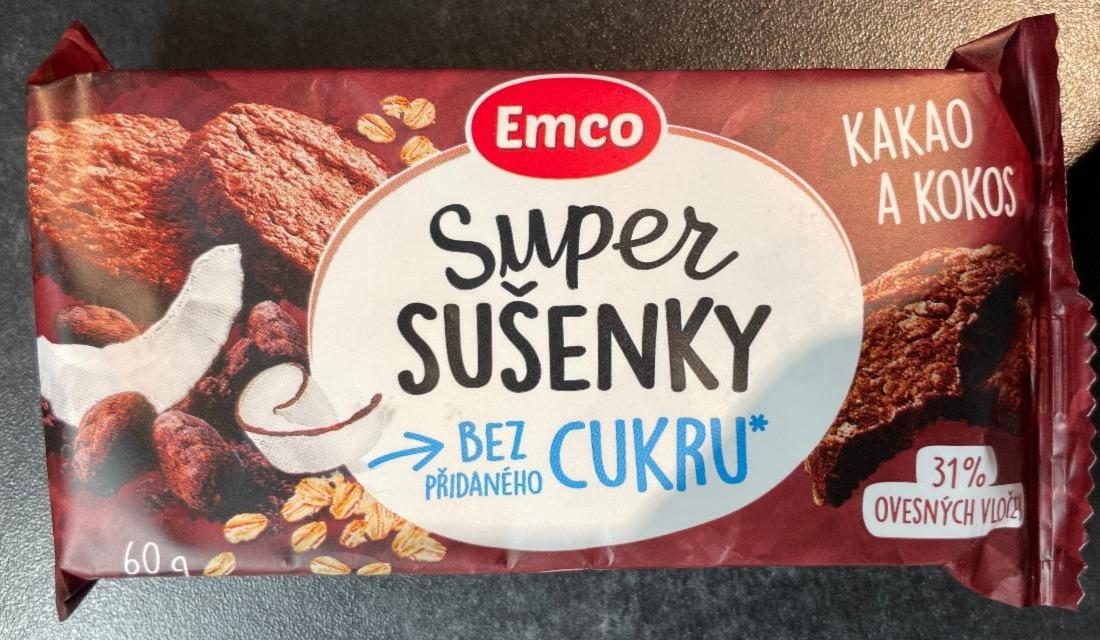 Фото - Печенье овсяное без сахара Super Sušenky Emco