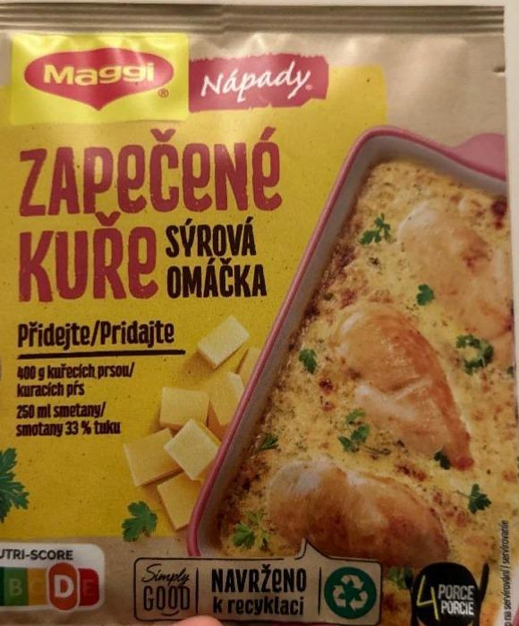 Фото - Zapečené kuře sýrová omáčka Maggi nápady