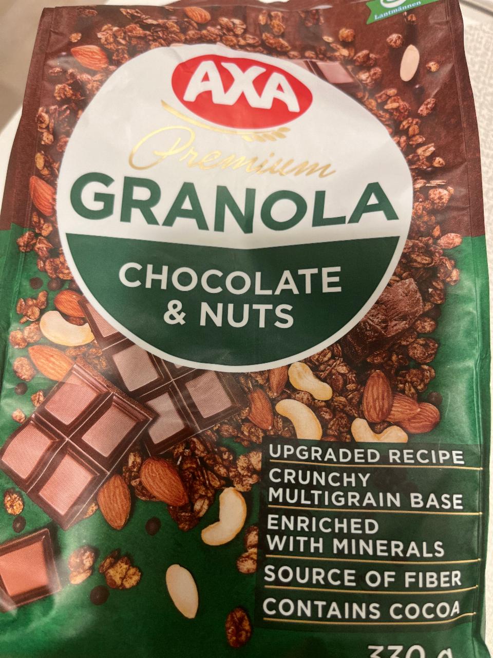 Фото - Premium granola chocolate & nuts Аха