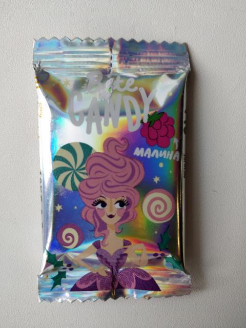 Фото - Конфета Bite candy малина