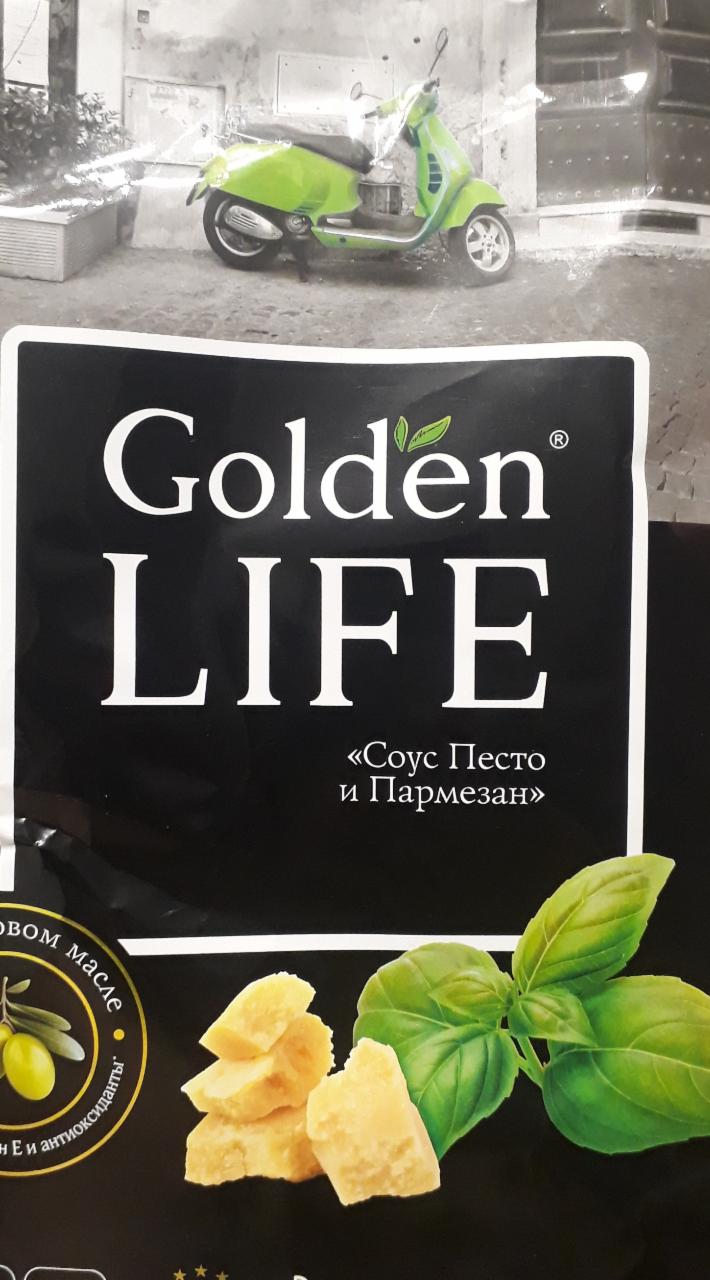 Фото - Чипсы соус песто и пармезан Golden life