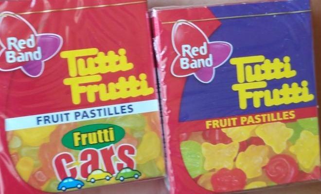 Фото - Tutti frutti пастилки с фруктовым вкусом Red band