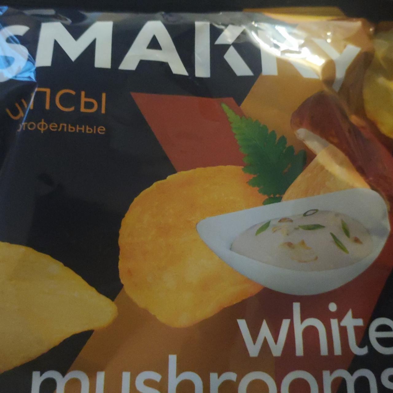 Фото - Чипсы картофельные грибы Smakky