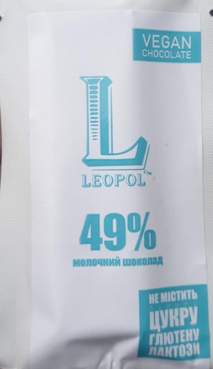 Фото - Шоколад без сахара Молочный Leopol