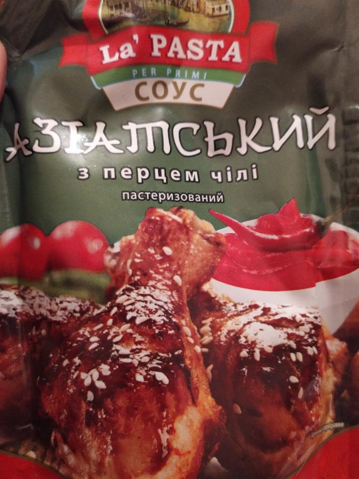 Фото - соус азиатский с перцем Чили La' Pasta