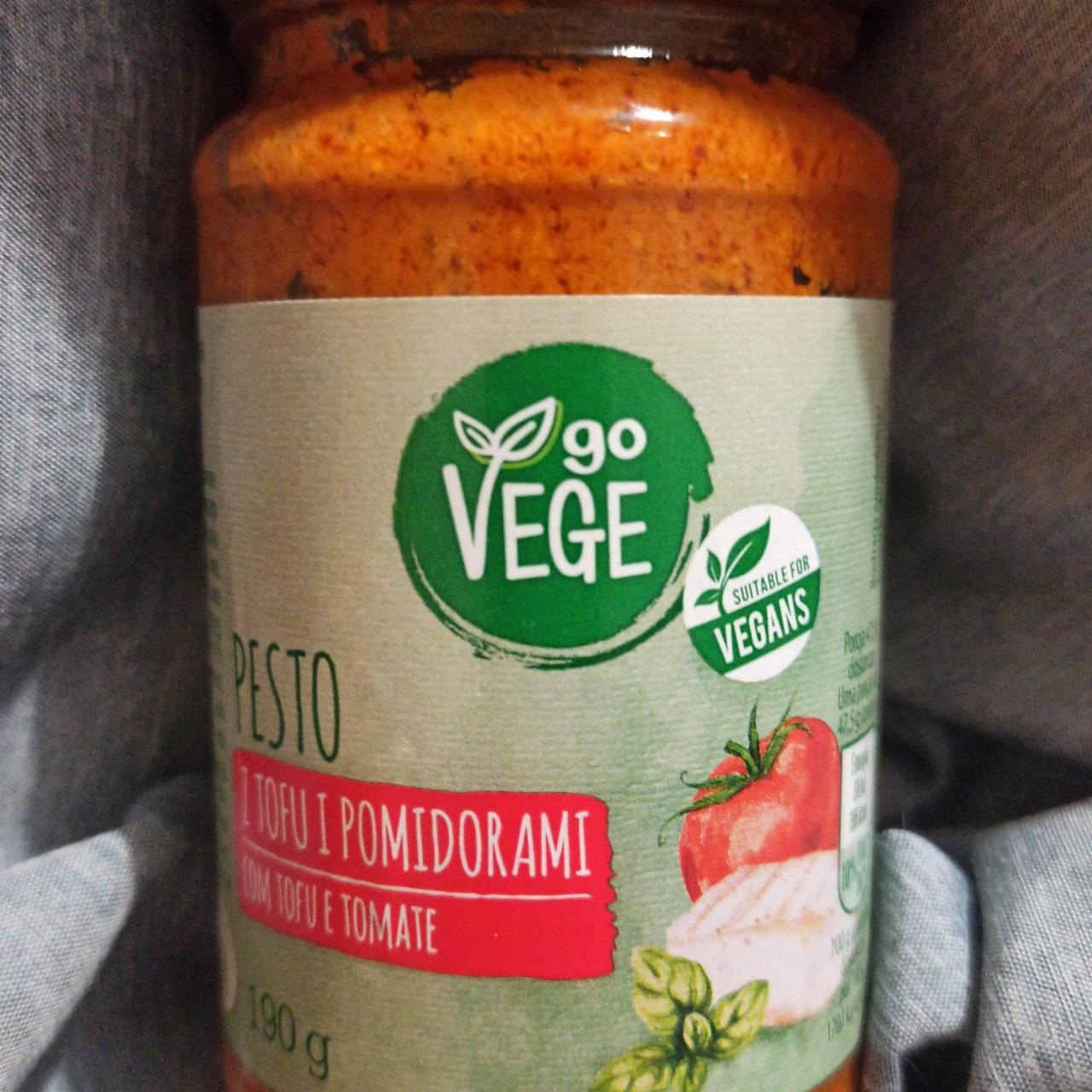 Фото - песто с тофу и помидорами Go Vege