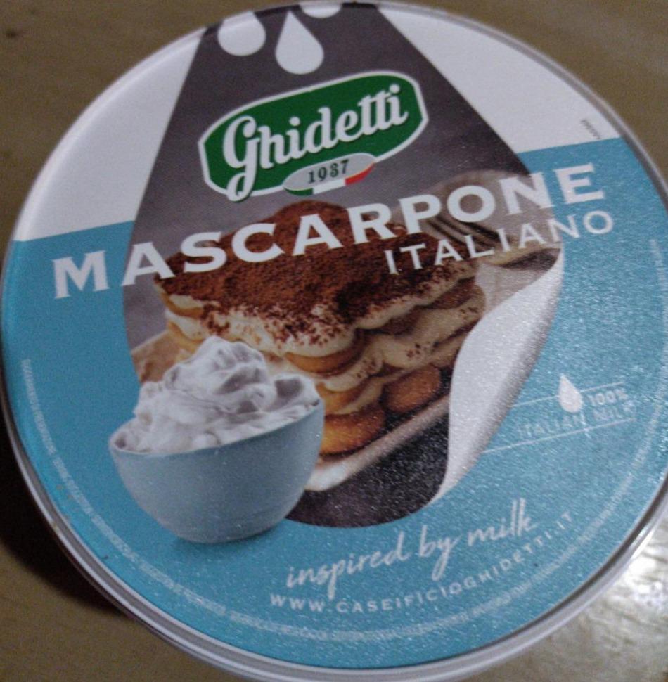 Фото - Сыр маскарпоне 42% Mascarpone Ghidetti