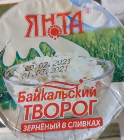 Фото - творог зерненый в сливках Янта