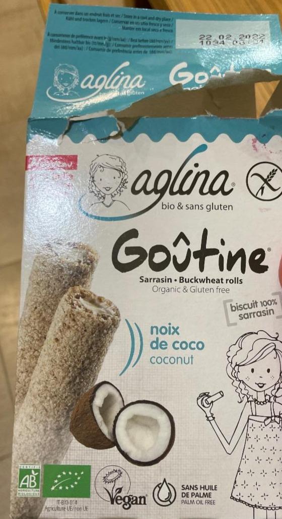 Фото - Трубочки гречаные с кокосовой начинкой Goûtine Noix de Coco Aglina