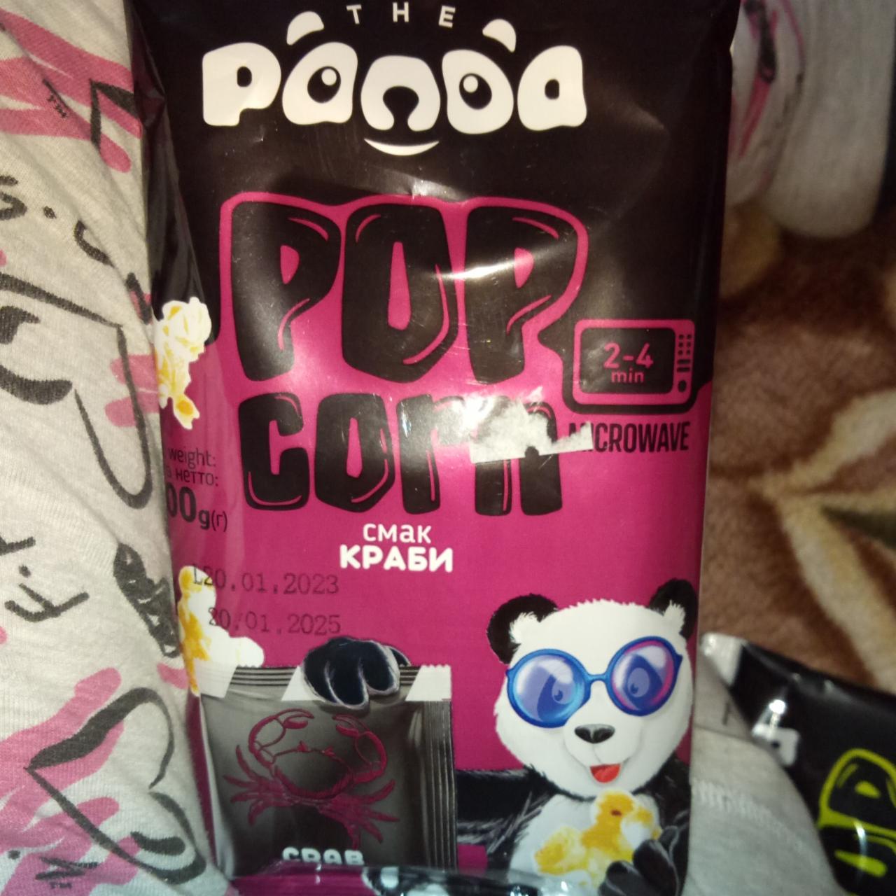 Фото - Попкорн со вкусом краба Pop Corn The Panda