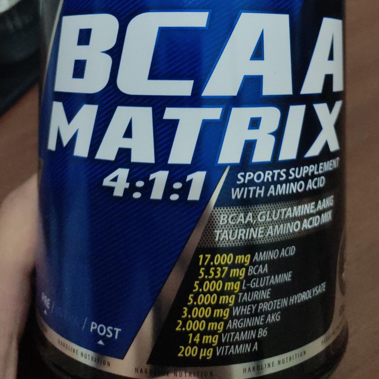 Фото - Bcaa Matrix 4:1:1 Hardline