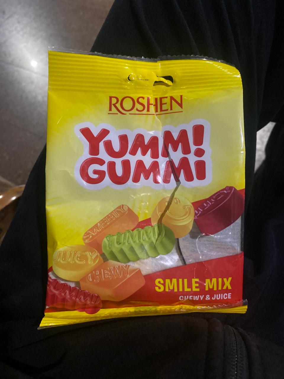 Фото - мармеладки Yumm!Gummi, smile mix Roshen