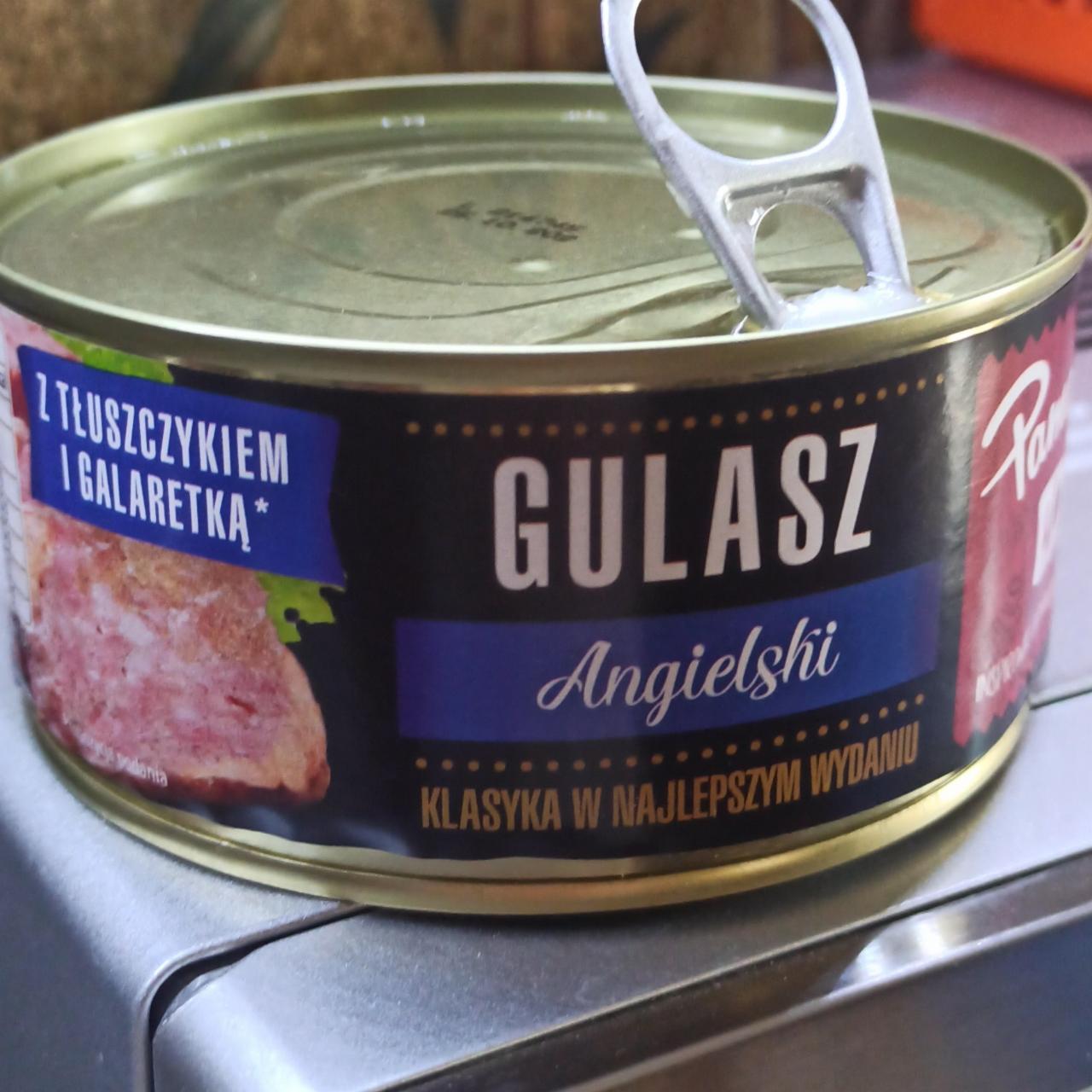 Фото - гуляш английский с Gulasz Angielski z tłuszczykiem i galaretką Pamapol