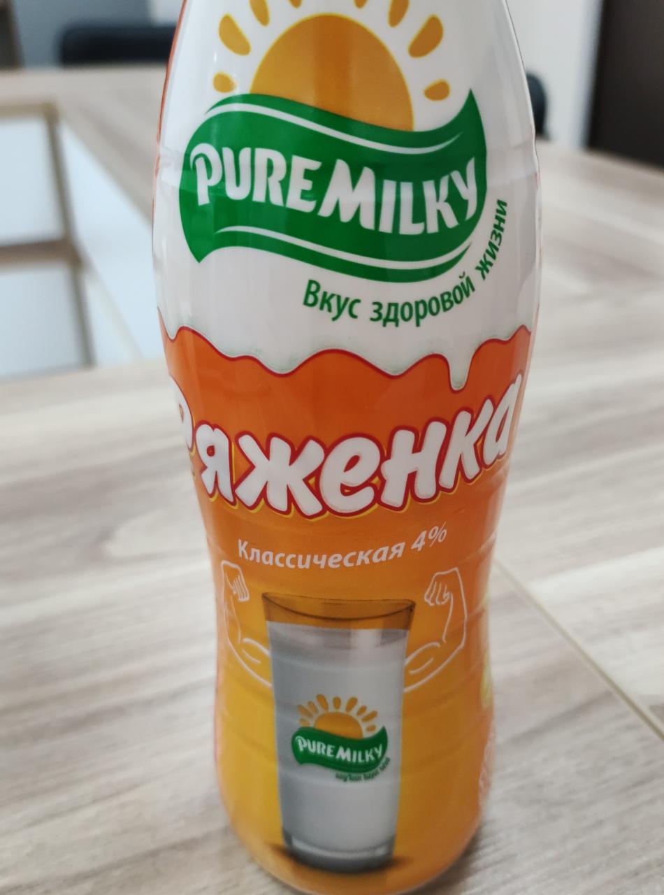 Фото - Ряженка классическая 4% Pure Milky