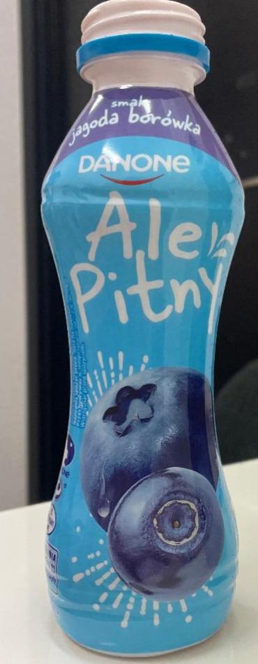 Фото - Ale Pitny Napój jogurtowy jagoda borówka Danone