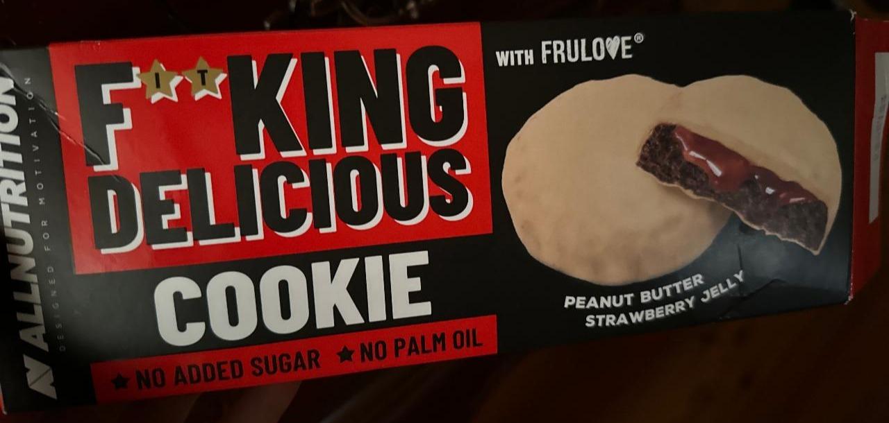 Фото - Печенье Fitking strawberry cookie Allnutrition