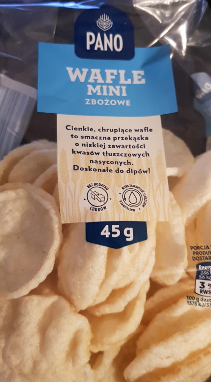 Фото - Хлебцы злаковые Mini Wafle Pano