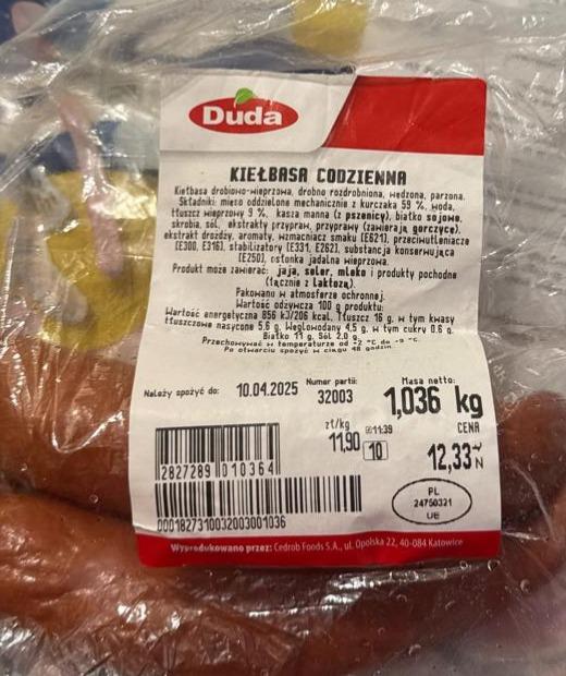 Фото - Kiełbasa codzienna Duda