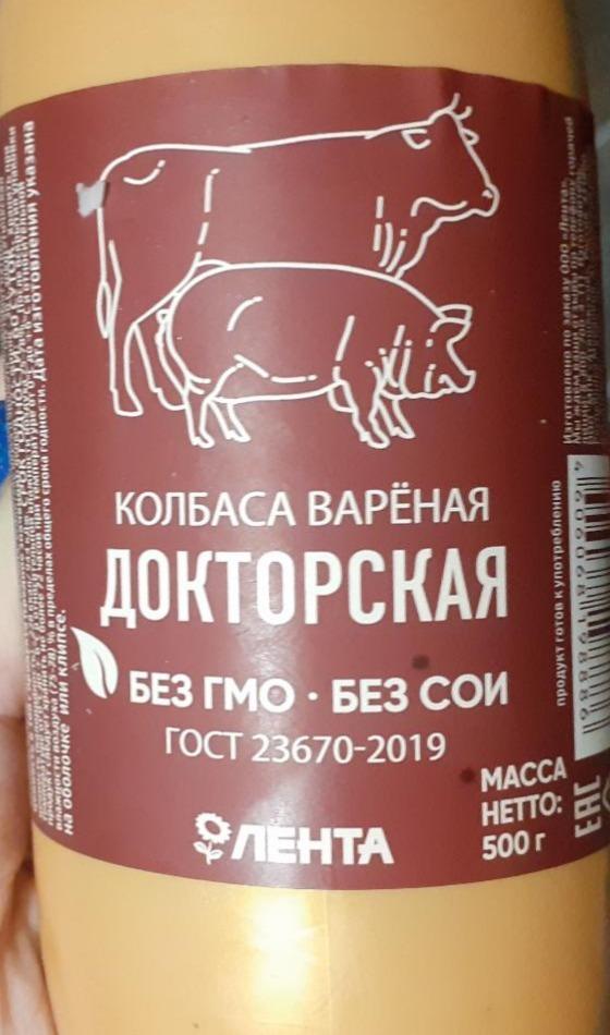 Фото - Колбаса докторская Лента