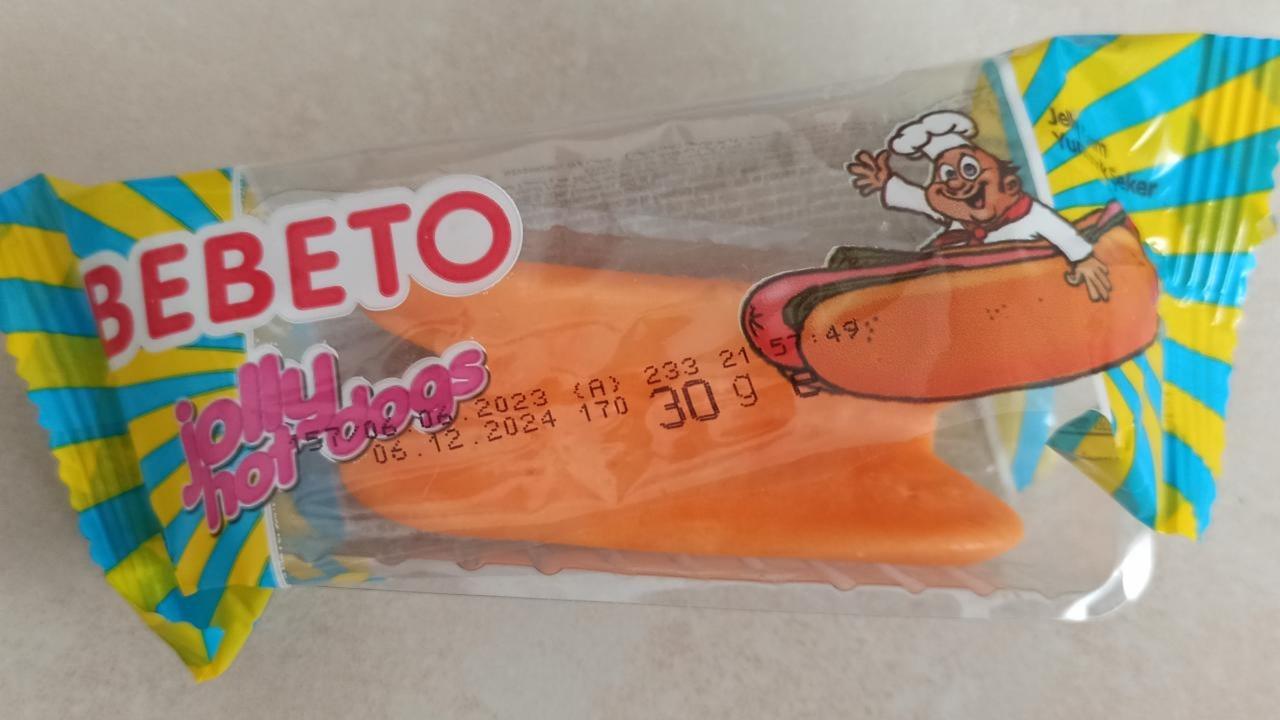 Фото - Мармелад жевательный Jolly hot dogs Bebeto