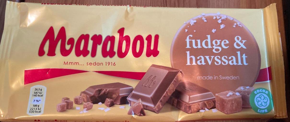 Фото - Шоколад Fudgea & merisuolaa с морской солью Marabou