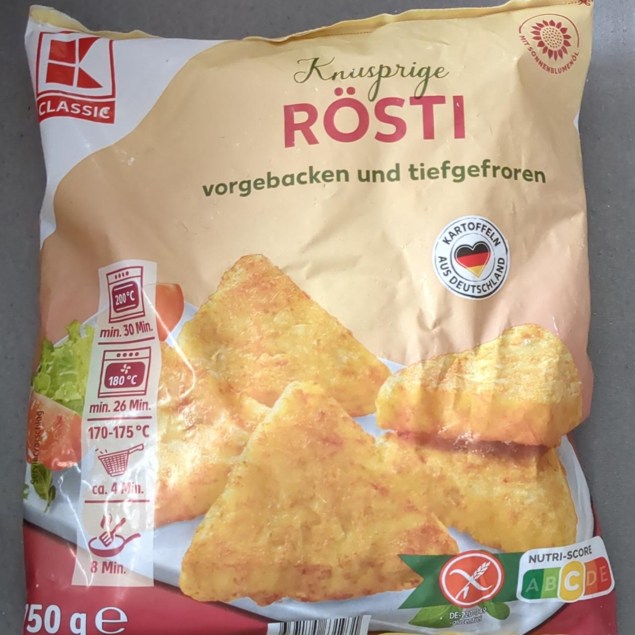Фото - Knusprige Rösti K-Classic
