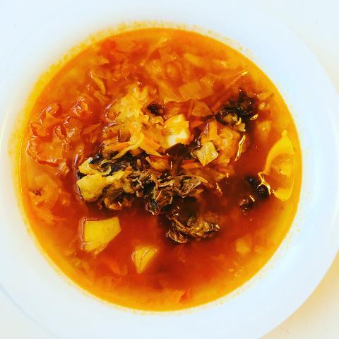 Фото - Щи из свежей капусты на мясном бульоне