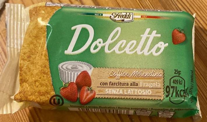 Фото - Dolcetto con farcitura alla fragola senza lattosio Freddi