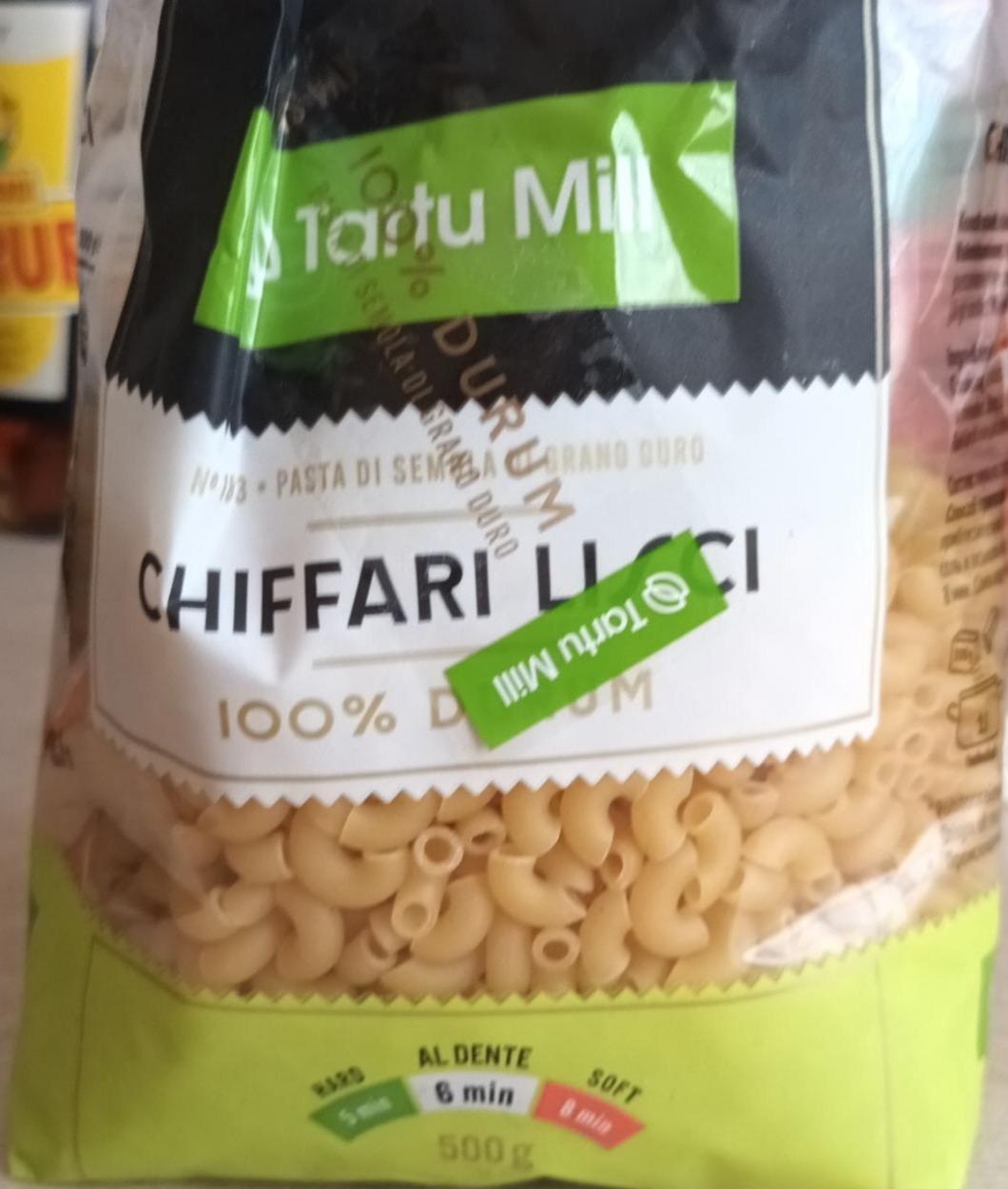 Фото - Pasta durum Chiffari Lisci Tartu Mill