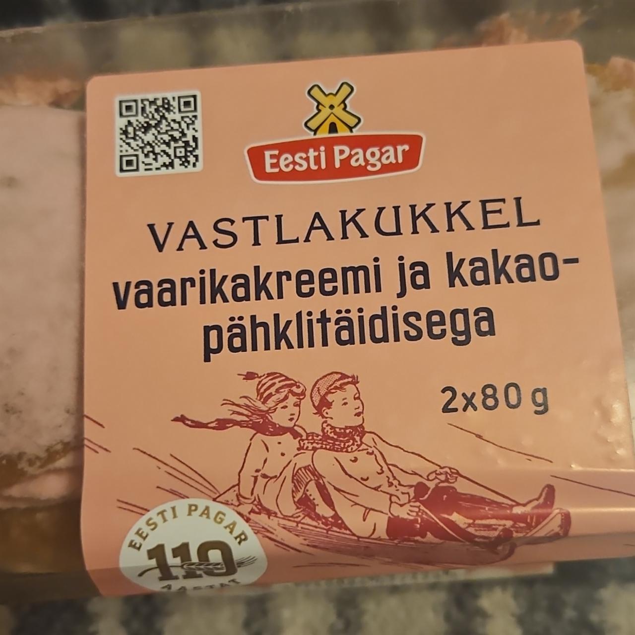 Фото - Vastlakukkel vaarikakreemi ja kakao-pähklitäidisega Eesti Pagar